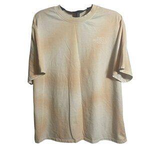 The North Face Women's SS Dye Tee Shirt Apricot White - Size XL